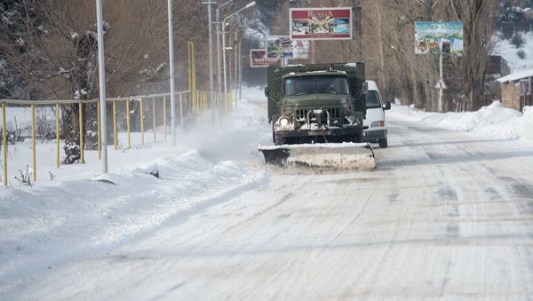 Зима в Армении. Снегопад - Sputnik Армения