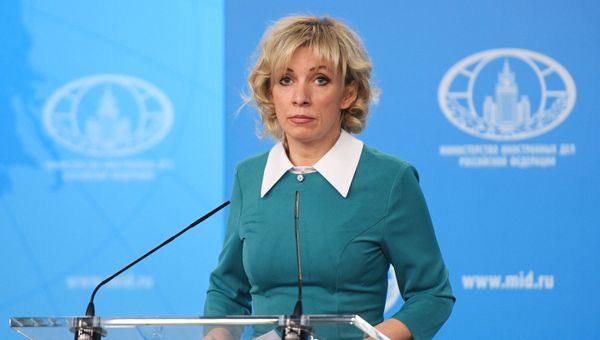 Официальный представитель МИД России Мария Захарова во время брифинга (22 февраля 2019). Москвa - Sputnik Армения
