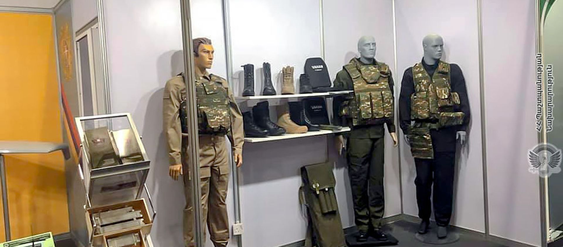 Павильон военно-промышленных предприятий Армении на выставке IDEX-2019 (17 февраля 2019). Абу-Даби - Sputnik Արմենիա, 1920, 30.03.2021