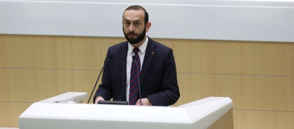 Выступление спикера НС Армении Арарата Мирзояна на заседании Совета Федерации России (27 февраля 2019). Москва - Sputnik Армения