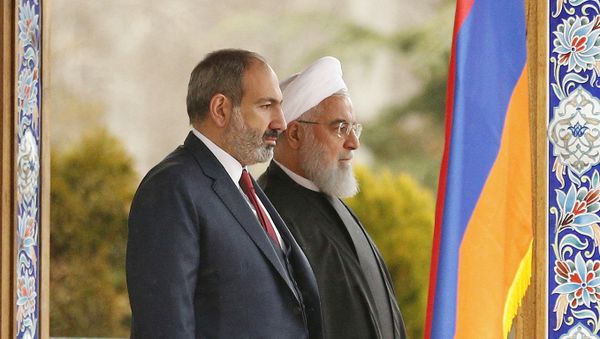 Официальный визит премьер-министра Армении Никола Пашиняна в Иран (27 февраля 2019). Тегеран - Sputnik Армения