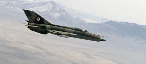 Афганские истребители советского производства МиГ-21 (1988 год). - Sputnik Армения