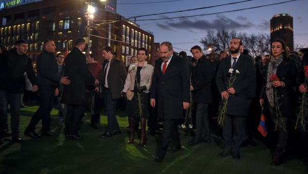 Шествие в память о жертвах событий 1 марта 2008 года (1 марта 2019). Еревaн - Sputnik Արմենիա
