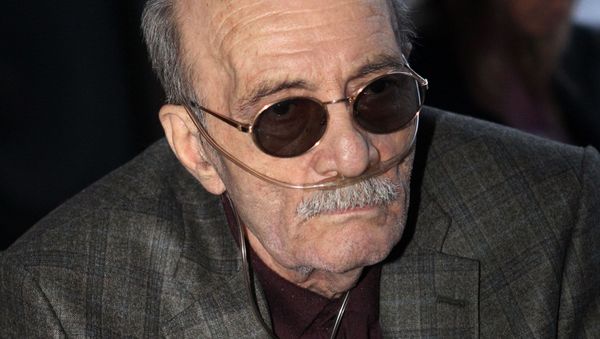 Режиссер Георгий Данелия на закрытой премьере мультипликационного фильма Ку! Кин-дза-дза (19 марта 2013). Москвa - Sputnik Армения