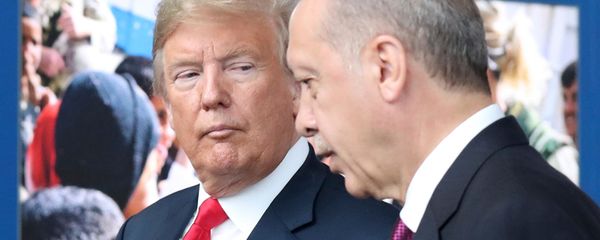 Президенты США и Турции Дональд Трамп и Реджеп Тайип Эрдоган на саммите НАТО (11 июля 2018). Брюссель Президенты США и Турции Дональд Трамп и Реджеп Тайип Эрдоган на саммите НАТО (11 июля 2018). Брюссель - Sputnik Армения