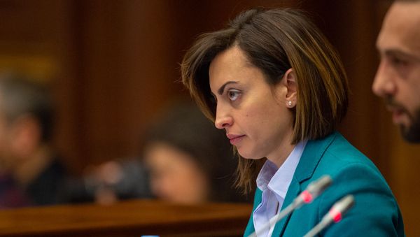 Вице-спикер НС Лена Назарян на пленарном заседании Парламента Армении (5 марта 2019). Еревaн - Sputnik Արմենիա