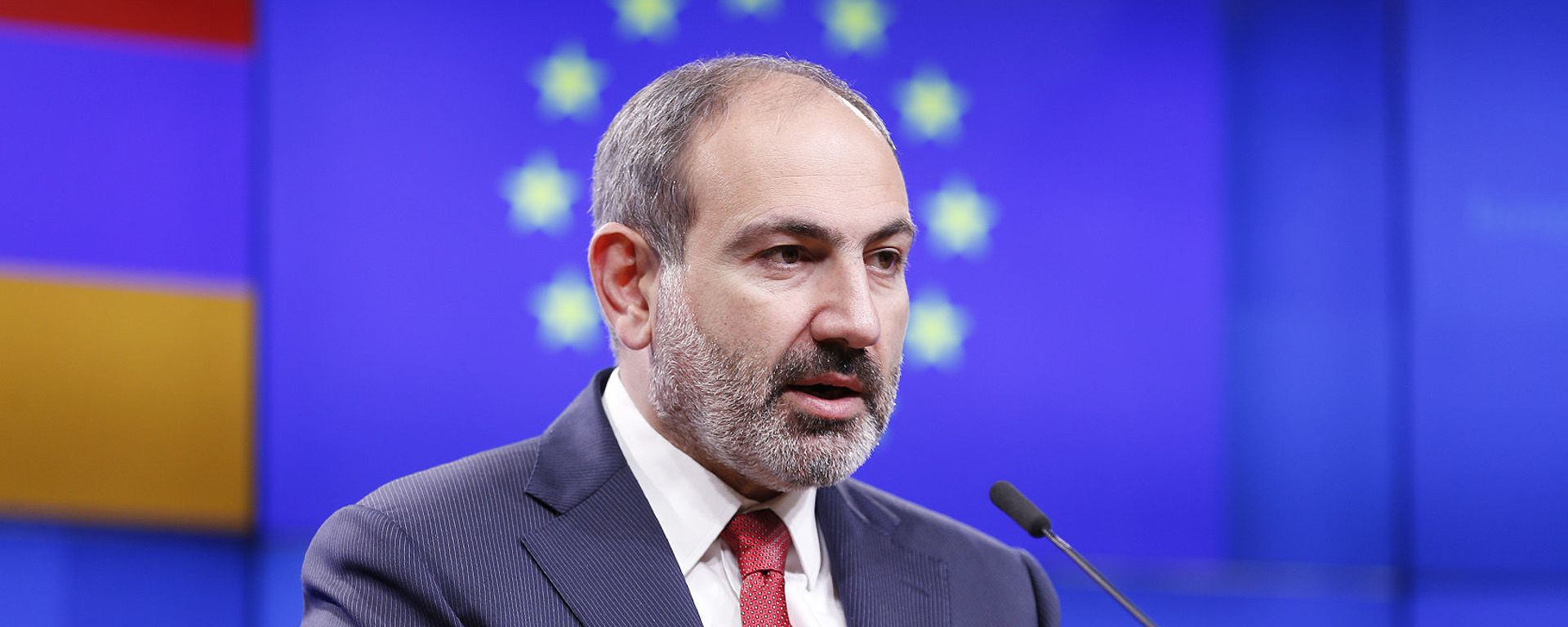 Премьер-министр Армении Никол Пашинян встретился с председателем Европейского совета Дональдом Туском (5 марта 2018). Брюссель - Sputnik Армения, 1920, 28.05.2021