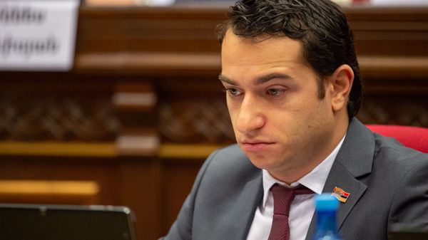 Депутат от фракции Мой Шаг Мхитар Айрапетян на пленарном заседании Парламента Армении (5 марта 2019). Еревaн - Sputnik Армения
