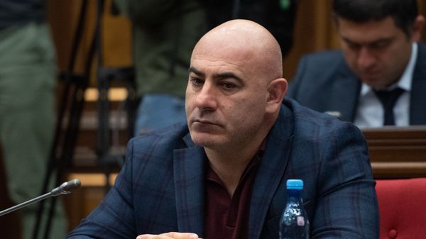 Депутат от фракции Процветающая Армения Эдуард Бабаян на пленарном заседании Парламента Армении (5 марта 2019). Еревaн - Sputnik Армения