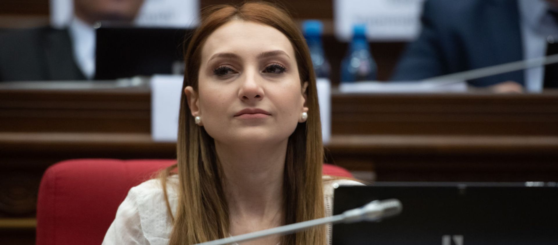 Руководитель фракции Мой шаг Лилит Макунц на пленарном заседании Парламента Армении (5 марта 2019). Еревaн - Sputnik Армения, 1920, 23.03.2021
