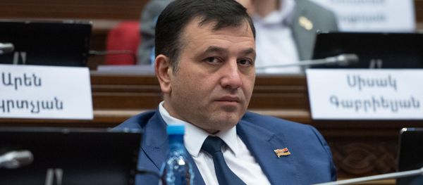Депутат от фракции Мой Шаг Николай Багдасарян на пленарном заседании Парламента Армении (5 марта 2019). Еревaн - Sputnik Արմենիա
