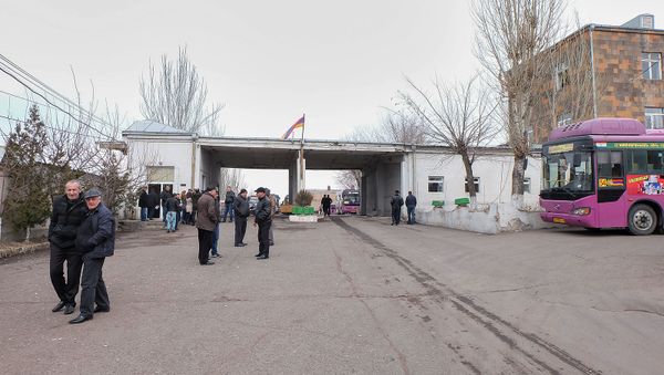 Забастовка водителей автобусов - Sputnik Армения