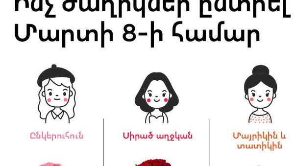 Ինչ ծաղիկներ ընտրել Մարտի 8-ի համար - Sputnik Արմենիա
