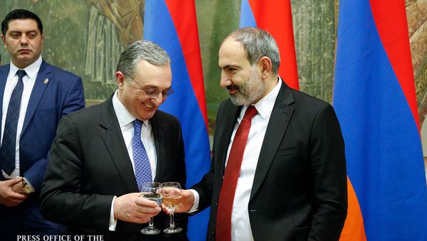 Премьер-министр Никол Пашинян принял участие на торжествах по случаю дня дипломата (7 марта 2019). Еревaн - Sputnik Արմենիա