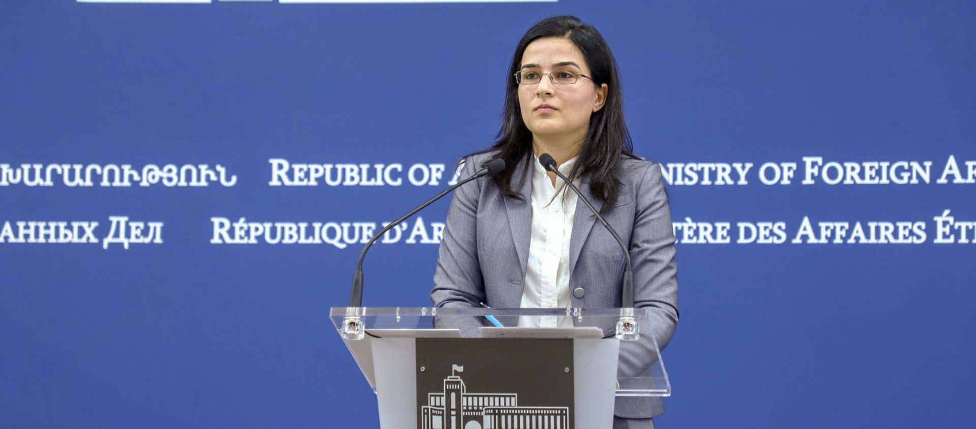 Пресс-секретарь МИД Армении Анна Нагдалян - Sputnik Արմենիա, 1920, 05.03.2021