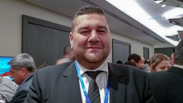 Предприниматель Геворг Григорян на армяно-болгарском бизнес-форуме (12 марта 2019). Еревaн - Sputnik Армения