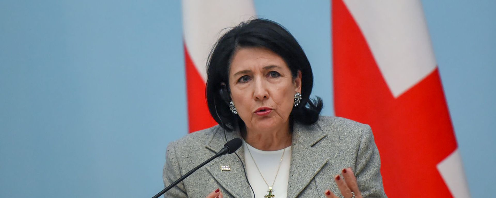 Վրաստանի նախագահ Սալոմե Զուրաբիշվիլին  - Sputnik Արմենիա, 1920, 19.10.2023