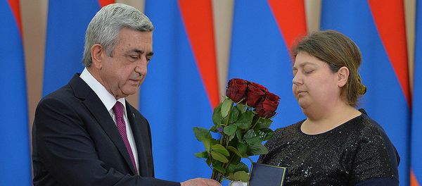 По случаю Дня армии в резиденции Президента РА состоялась торжественная церемония награждения - Sputnik Армения