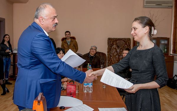 Подписание меморандума о сотрудничестве между армянскими и грузинскими кулинарами (19 февраля 2019). Тбилиси - Sputnik Армения