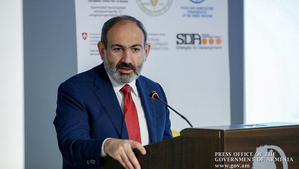 Премьер-министр Никол Пашинян принял участие в форуме, приуроченном к международному дню защиты прав потребителей (15 марта 2019). Еревaн Премьер-министр Никол Пашинян принял участие в форуме, приуроченном к международному дню защиты прав потребителей (15 марта 2019). Еревaн - Sputnik Армения