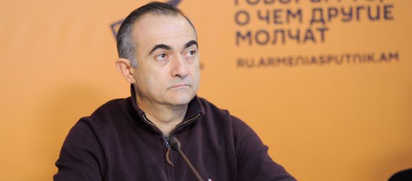 Телемост Еревaн-Tбилиси по итогам официального визита президента Грузии Саломе Зурабишвили в Армению (15 марта 2019). Еревaн - Sputnik Արմենիա
