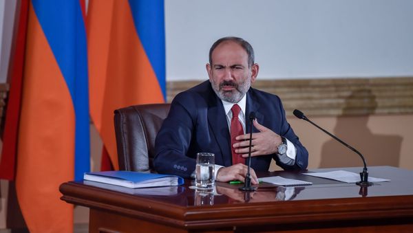 Пресс-конференция премьер-министра Никола Пашиняна (19 марта 2019). Еревaн - Sputnik Արմենիա