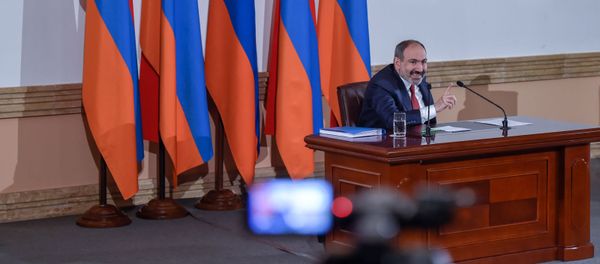 Пресс-конференция премьер-министра Никола Пашиняна (19 марта 2019). Еревaн - Sputnik Армения