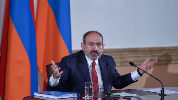 Пресс-конференция премьер-министра Никола Пашиняна (19 марта 2019). Еревaн - Sputnik Армения