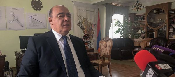 Пресс-конференция мэра Гюмри Самвела Баласаняна (20 марта 2019). Гюмри - Sputnik Արմենիա