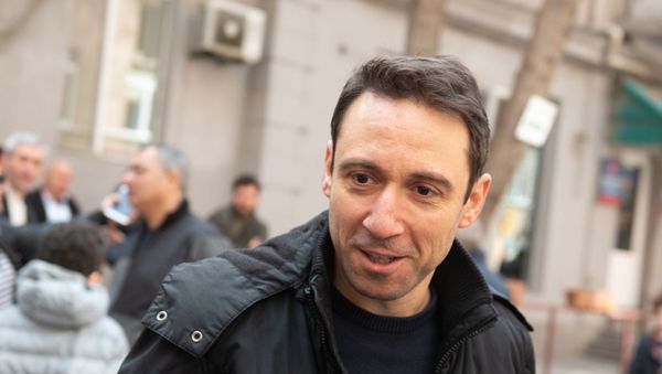 Мэр Еревана Айк Марутян на субботнике (23 марта 2019) Ереван - Sputnik Արմենիա