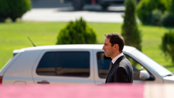 Мэр Еревана Айк Марутян в ожидании гостей церемонии инаугурации (13 октября 2018). Еревaн - Sputnik Արմենիա