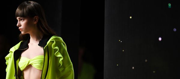 Демонстрация одежды дизайнера Беллы Потемкиной / Bella Potemkina на площадке Mercedes-Benz Fashion Week Russia (1 апреля 2019). Москвa - Sputnik Արմենիա