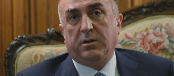 Министр иностранных дел Азербайджана Эльмар Мамедъяров во время встречи с Сeргеем Лaвровым (17 июля 2015). Москвa - Sputnik Արմենիա