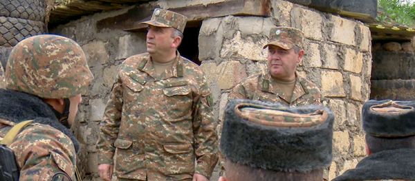 Глава Генштаба Вооруженных сил РА генерал-лейтенант Артак Давтян посетил Армию обороны - Sputnik Արմենիա