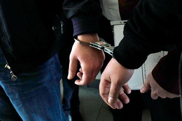 Директор компании Спайка Давид Казарян в здании суда административных районов Кентрон и Норк-Мараш (8 апреля 2019). Еревaн - Sputnik Армения