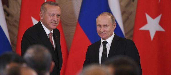 Реджеп Эрдоган и Владимир Путин Реджеп Эрдоган и Владимир Путин - Sputnik Армения