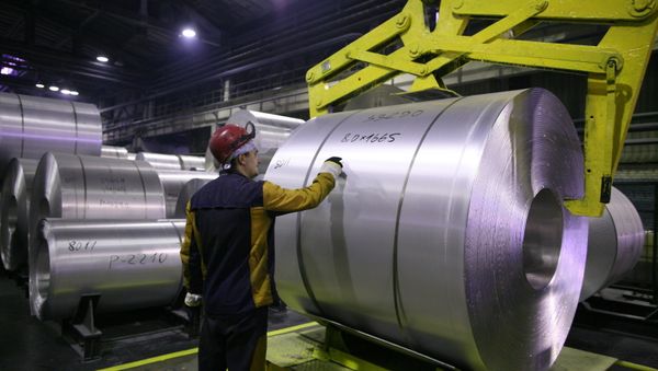 Производство фольги на заводе Русал Саянал - Sputnik Армения