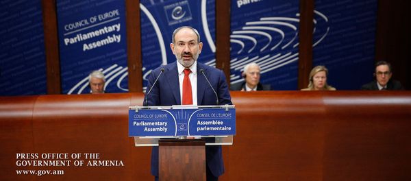 Выступление премьер-министра Армении Никола Пашиняна в Парламентской ассамблее Совета Европы (11 апреля 2019). Страсбург Выступление премьер-министра Армении Никола Пашиняна в Парламентской ассамблее Совета Европы (11 апреля 2019). Страсбург - Sputnik Армения
