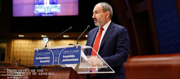Выступление премьер-министра Армении Никола Пашиняна в Парламентской ассамблее Совета Европы (11 апреля 2019). Страсбург - Sputnik Արմենիա
