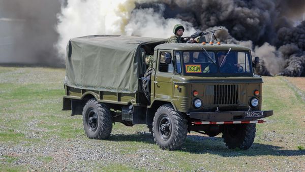 Масштабные учения Объединенной армяно-российской группировки войск (12 апреля 2019). Полигон им. Маршала Баграмяна - Sputnik Արմենիա