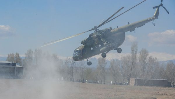 Масштабные учения Объединенной армяно-российской группировки войск (12 апреля 2019). Полигон им. Маршала Баграмяна - Sputnik Армения
