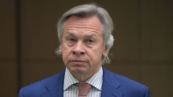 Председатель комиссии Совета Федерации РФ по информационной политике Алексей Пушков - Sputnik Армения