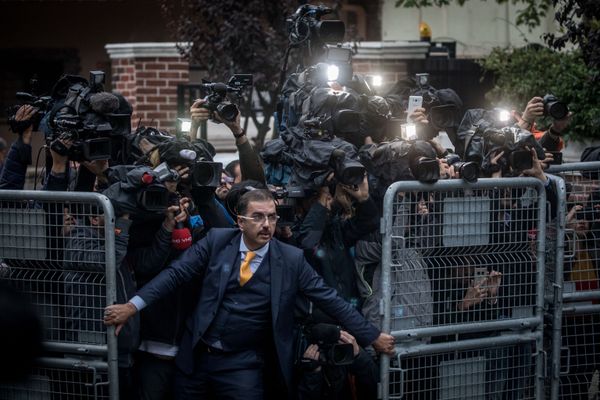 Снимок The Disappearance of Jamal Kashoggi фотографа Chris McGrath, победивший в категории General News конкурса World Press Photo 2019 Снимок The Disappearance of Jamal Kashoggi фотографа Chris McGrath, победивший в категории General News конкурса World Press Photo 2019 - Sputnik Армения