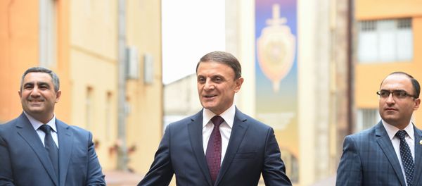 Начальник полиции Валерий Осипян на торжественном заседании, посвященном Дню полиции Армении - Sputnik Армения