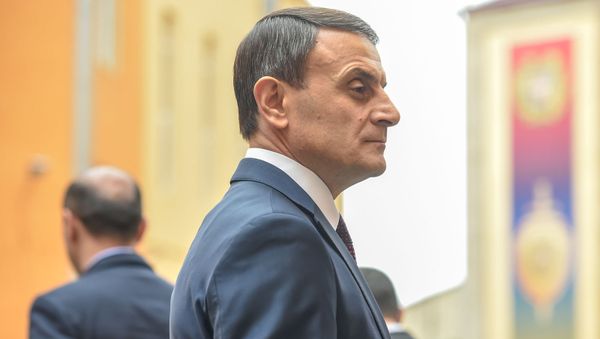  Начальник полиции Валерий Осипян на торжественном заседании, посвященном Дню полиции Армении (16 апреля 2019). Ереван - Sputnik Армения