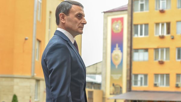 Начальник полиции Валерий Осипян на торжественном заседании, посвященном Дню полиции Армении (16 апреля 2019). Ереван - Sputnik Армения
