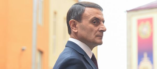 Начальник полиции Валерий Осипян на торжественном заседании, посвященном Дню полиции Армении (16 апреля 2019). Ереван - Sputnik Արմենիա