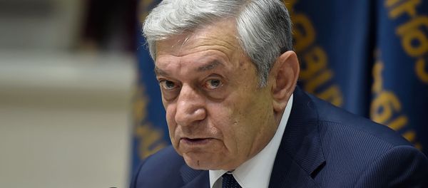 Пресс-конференция министра по чрезвычайным ситуациям Феликсa Цолакянa (19 апреля 2019). Еревaн - Sputnik Արմենիա