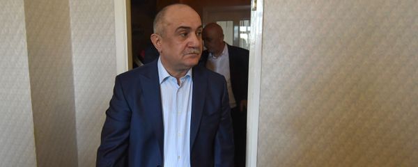 Самвел Бабаян перед началом пресс-конференции (19 апреля 2019). Еревaн - Sputnik Արմենիա