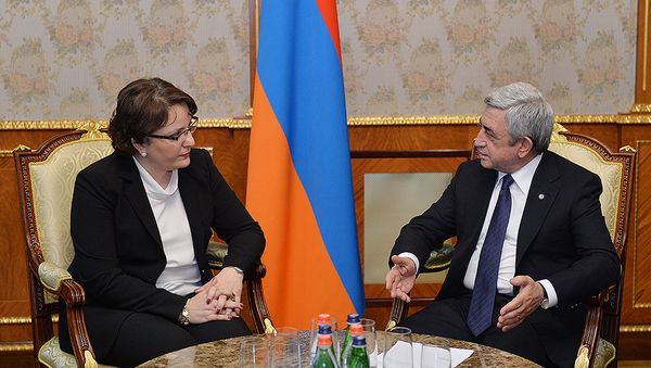 ՀՀ նախագահն ընդունել է Վրաստանի պաշտպանության նախարարին - Sputnik Արմենիա